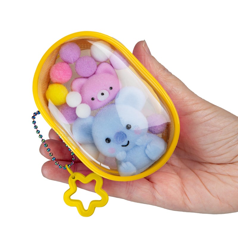 The Orb Factory ORB Tabalicious Gacha Pouch TABA Squishy Keychain Charms Koala and Cat Gachapon TABA Squishies with Pouch Soft Sticky Collectible TABA Fidget Stress Ball Toys for Kids Backpacks Keys and More - Image 3