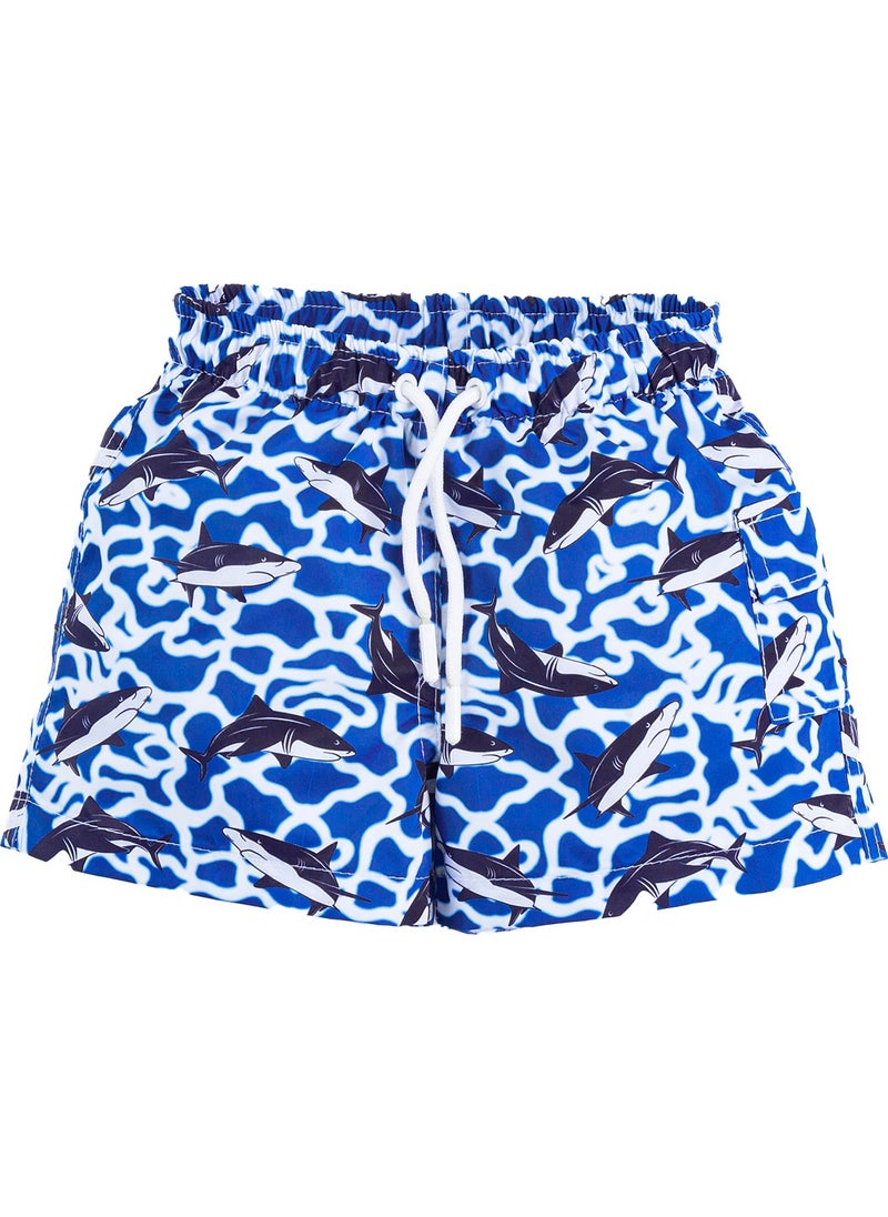 Gold Class Kidswear Boys Shark Patterned Swim Shorts  - Image 1