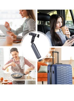 JAJEEK Airplane Phone Mount – 360° Rotatable, Foldable Pocket-Sized Travel Stand for Airplane Seat Back, Tray Table, Car Back Seat & Trunk – Universal Compatibility for iPhone, Samsung & More  - Image 3
