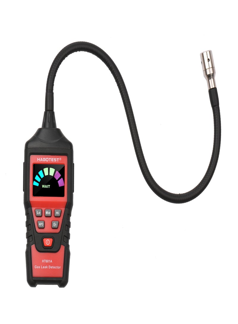 HABOTEST Portable Gas Analyzer HT601A Household Gas Leak Detector Gases Detector PPM Meter Methane Concentration Alarm Instrument - Image 1