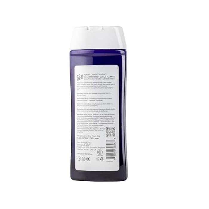 Prell Lotus Flower Purple Conditioning Shampoo – Color-Safe Strengthening Formula for All Hair Types | 13.5 fl oz - Image 4
