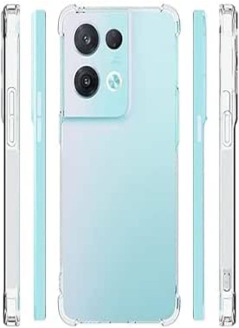 (Infinix Smart 7) Transparent Soft TPU Four Corner Armor Shockproof Protective Case Cover