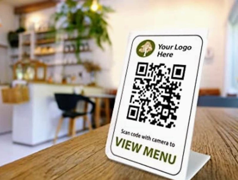 CPI 4 X 6 Inch (A6) White Acrylic QR Bar CODE Display Stand, Paper Stand, Perfect for Restaurants, Promotions, Photo Frames FOR BHIM, PHONEPE, GOOGLE Pay Stand (SET OF 2) - Image 3