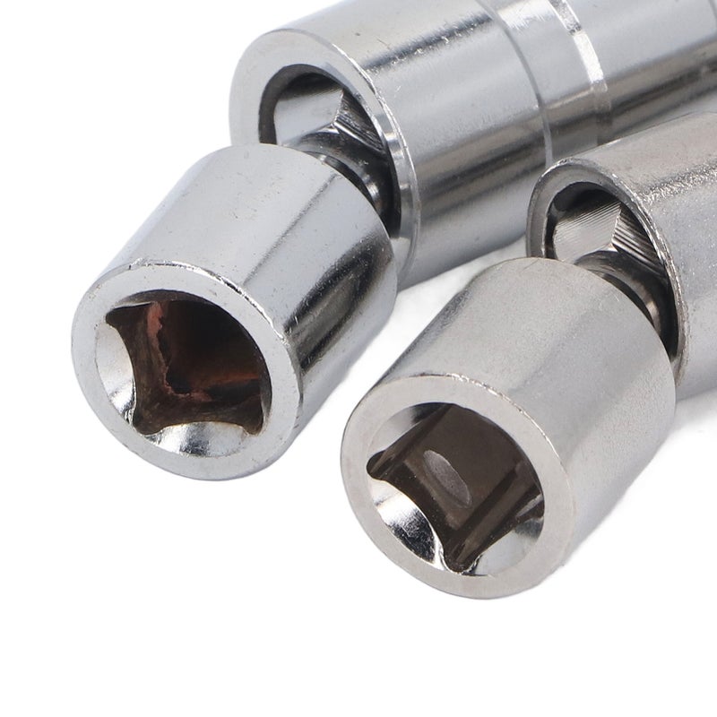 2 Pcs Spark Plug Socket 14mm 16mm 3/8 Inch Drive 12 Point Magnetic Swivel Spark Plug Socket Set for Car Repair - Image 2