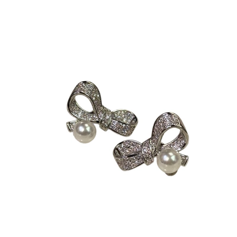 Lightweight Pearl Earrings with 925 Sterling Silver Non Pierced Jewelry for Women and Daily Wear for Tabletop Use - Image 5