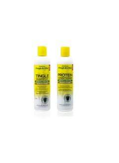 Jamaican Mango & Lime Jamaican Mango & Lime Tingle Shampoo & Protein Conditioner, 8 Fl Oz (Pack of 2)  - Image 1