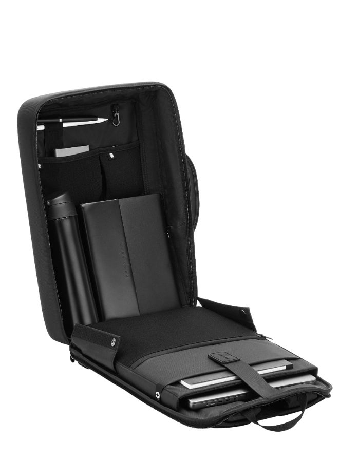XD DESIGN Bobby Bizz 2.0 | Anti-Theft Backpack & Briefcase, Convertible Laptop & Tablet Travel Bag, Hidden Zipper, Cut Resistant, RFID Protected Pocket, Multi Compartments & Water Repellant - Black - Image 2