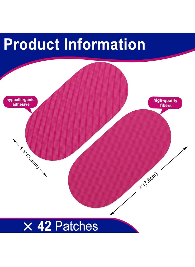 Elaimei - 42 Pcs Micropore Tape Mouth Tape Sleep Strips Soft and Comfortable Gentle and Secure Adhesive Mouth Strips Nose Breathing Anti Snoring Better Breathing Oduor Free Sleep Strip Mouths Tape Pink - Image 1
