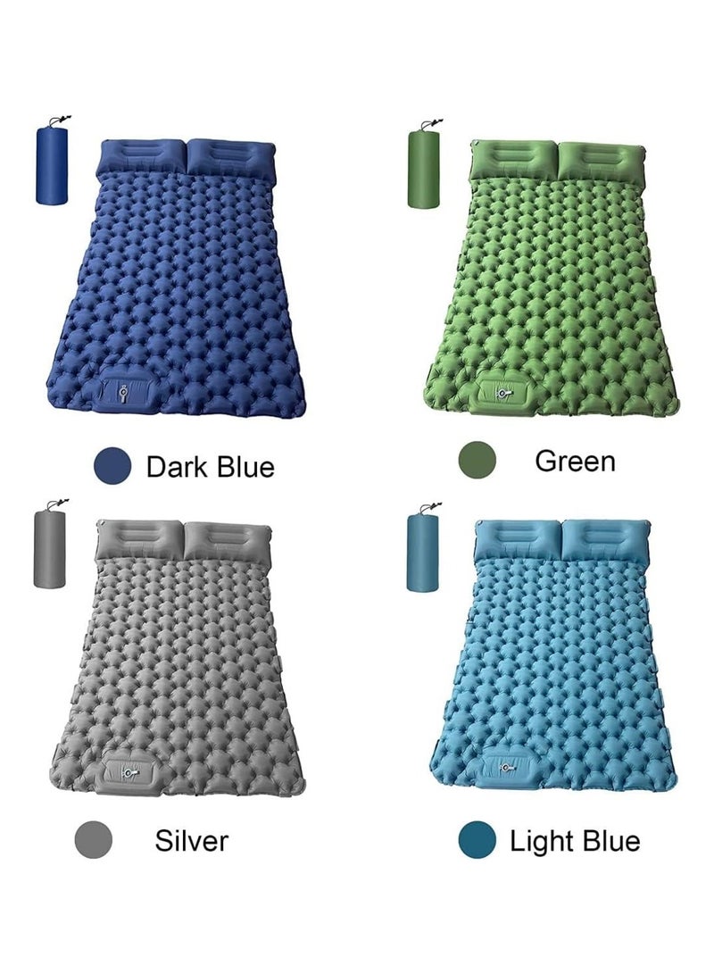 Premium Double Inflatable Sleeping Pad – Extra Thick, Built-in Foot Pump, Ultralight & Waterproof for Camping, Hiking & Travel - Image 5