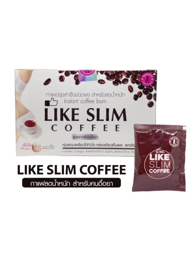 Idol Like Slim Coffee | Herbal Instant Coffee for Weight Management | Low Fat | 10 Sachets - Image 2