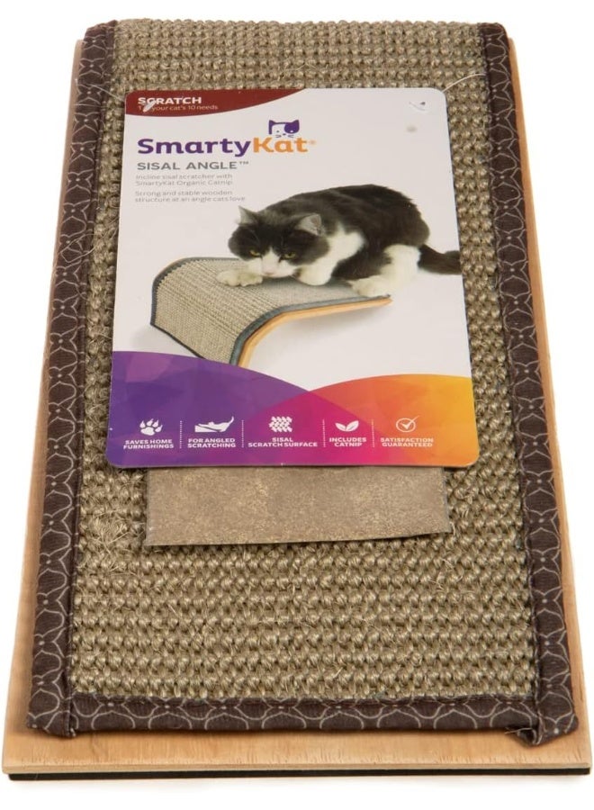 Smartykat Sisal Angle Cat Scratcher Incline - Image 5