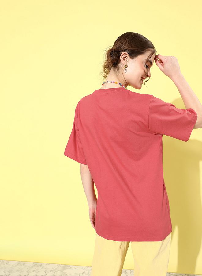 Oversized Graphic Print T-Shirt by Styli