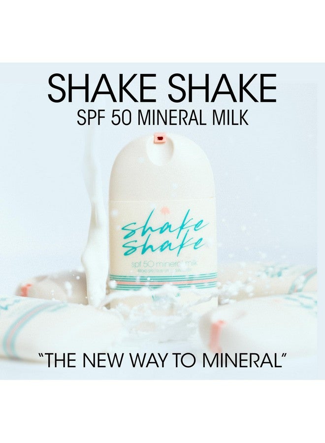 Vacation Shake Shake SPF 50 Mineral Milk Face Sunscreen, Non-Comedogenic, Streak-Free, Water-Resistant Broad Spectrum Sun Block, Non-Nano Zinc Formula, Vegan, Moisturizer with SPF, 1.7 Fl. Oz. - Image 2
