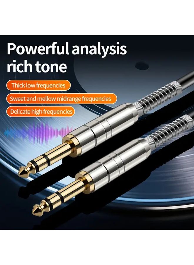 YYTCG 16.4ft 6.5mm Audio Cable Male To Male Electric Piano 6.35 Dual Channel Stereo TRS Balanced Cable - Image 4