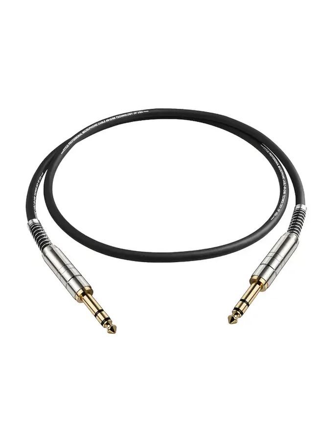 YYTCG 16.4ft 6.5mm Audio Cable Male To Male Electric Piano 6.35 Dual Channel Stereo TRS Balanced Cable - Image 1