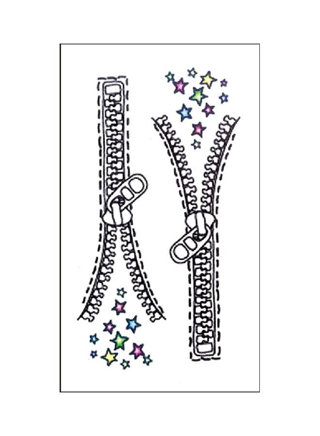 NIBEMINENT Waterproof Fashionable Temporary Tattoo Sticker Black - Image 1