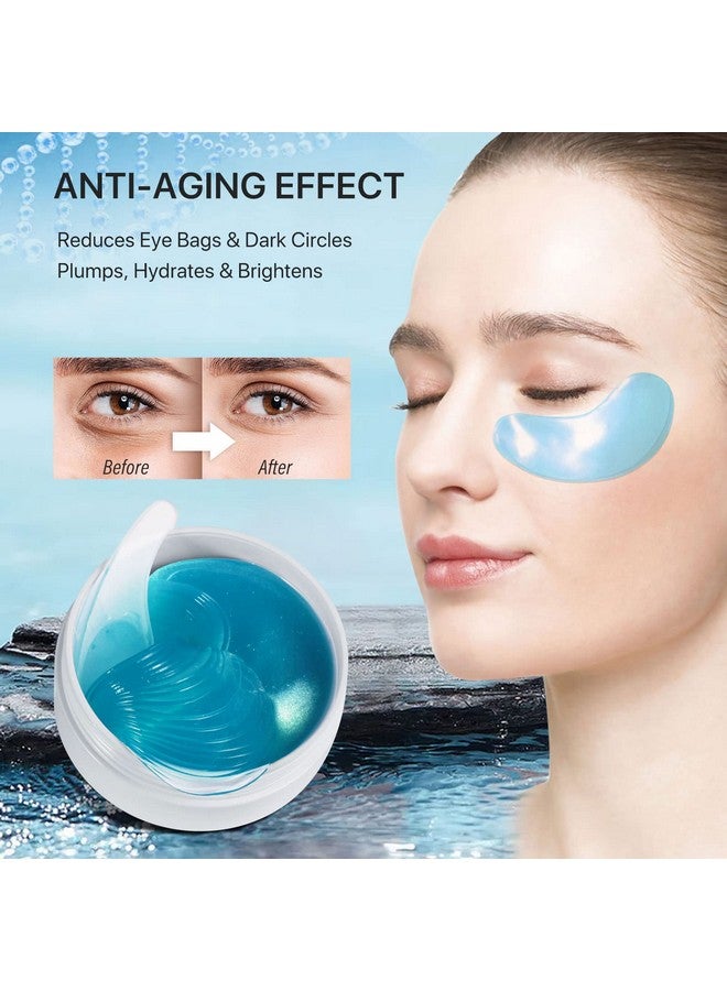 سيفودون رقعات هيدروجيل للعين، أقنعة هيدروجيل تحت العين للهالات السوداء، علاج مضاد للتجاعيد، قناع جل بادسي للعيون المنتفخة، العناية بالبشرة، 60 قطعة/30 زوجًا - Image 3