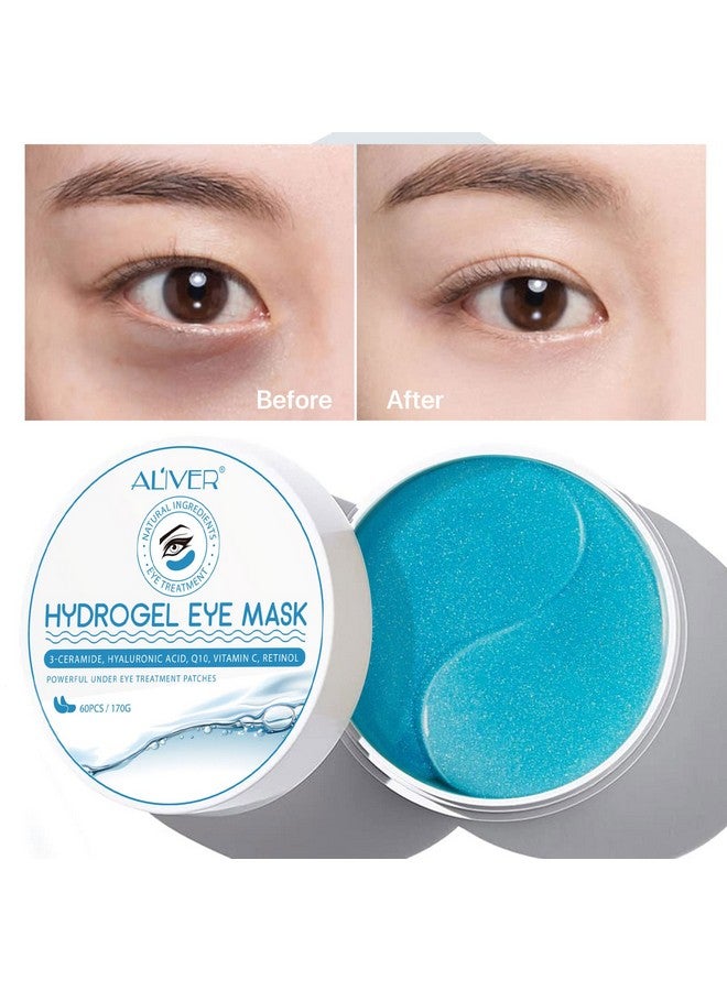 سيفودون رقعات هيدروجيل للعين، أقنعة هيدروجيل تحت العين للهالات السوداء، علاج مضاد للتجاعيد، قناع جل بادسي للعيون المنتفخة، العناية بالبشرة، 60 قطعة/30 زوجًا - Image 5