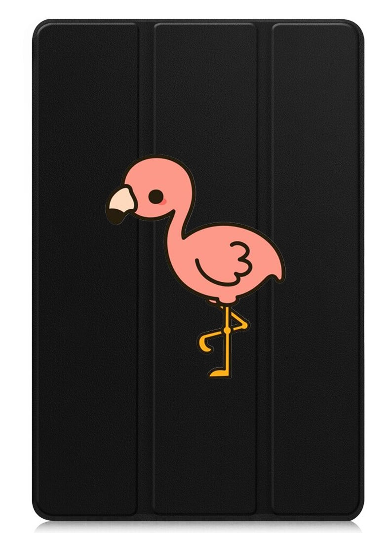 Theodor Protective Flip Case For Apple iPad Pro 13 (2024) With Trifold Stand Auto Wake Sleep Shockproof Cover Flamingo  - Image 1