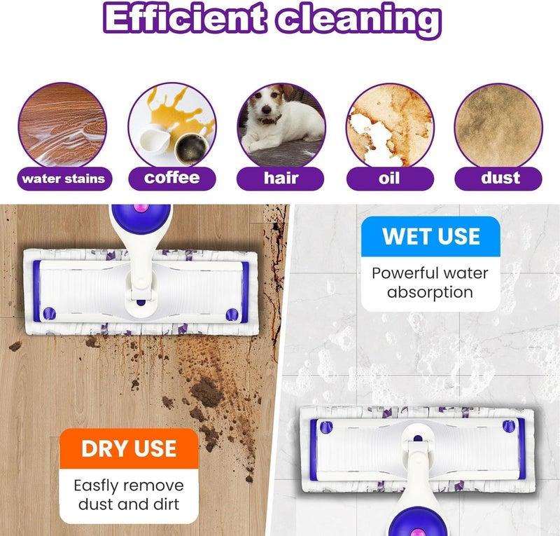 Bpbdzz 30 Pack Power Mop Refills Compatible with PowerMop Multi-Surface Floor Mop and PowerMop Wood Mop, Replacement Power Mop Pads - Image 5