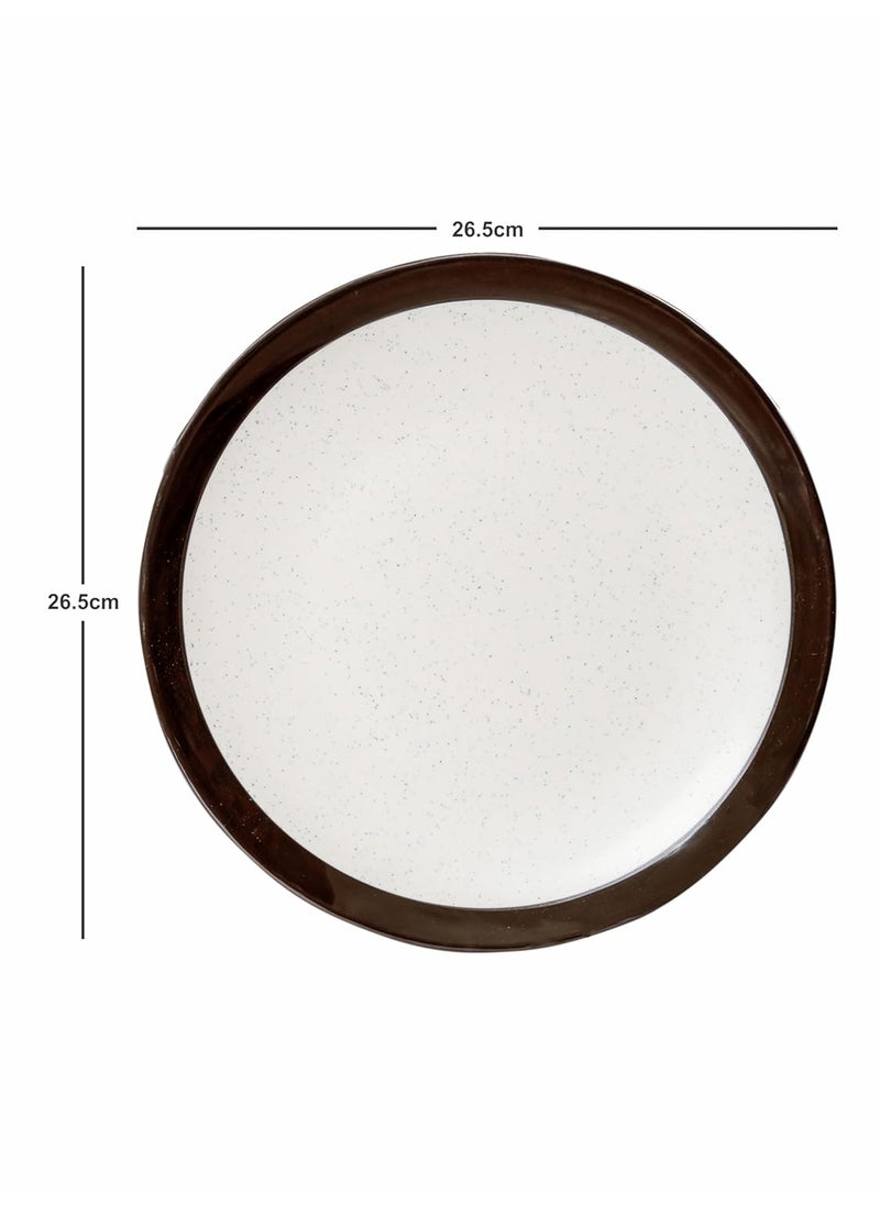 Servewell - Servewell Food Safe Melamine Dual Dinner Plate Set of 6pcs - Image 1