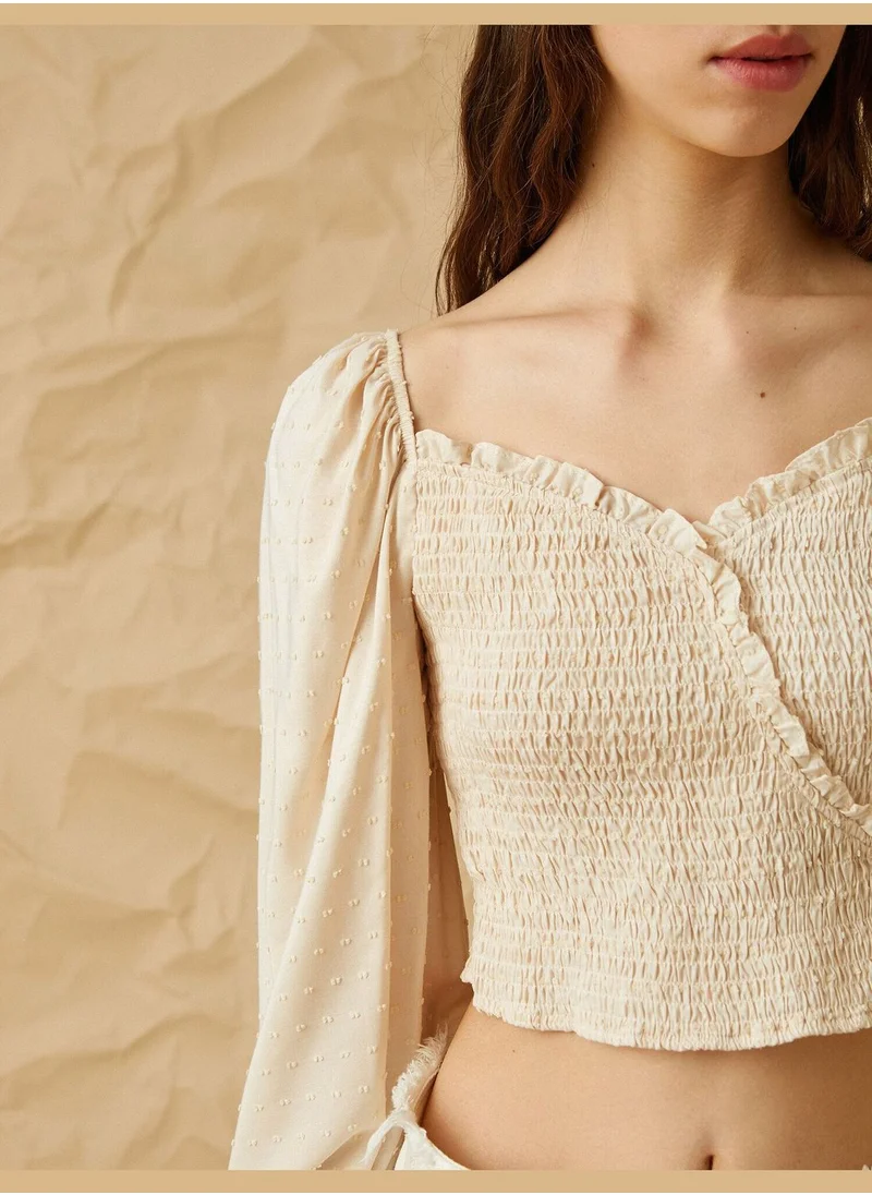 KOTON Long Sleeve Blouse