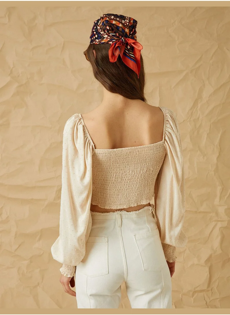 KOTON Long Sleeve Blouse