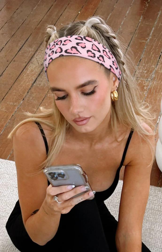 TERSE Leopard Headbands for Women Trendy Women Hair Accessories: Cute Cheetah Head Bands for Women's Hair, Fashion Hairbands 6PCS - Image 2