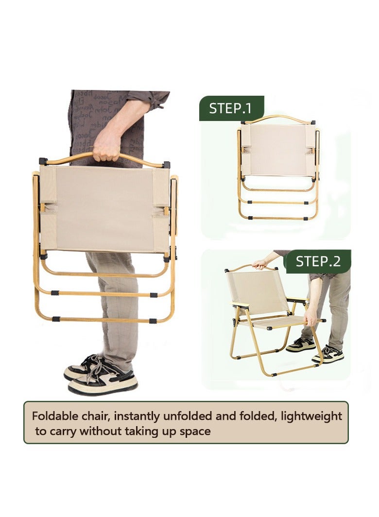 Yolu Outdoor Camping Chair Folding Chairs BBQ Seat Portable Lightweight Garden Chair for Camping, Hiking,Fishing, Beach, BBQ and Picnics - Image 3