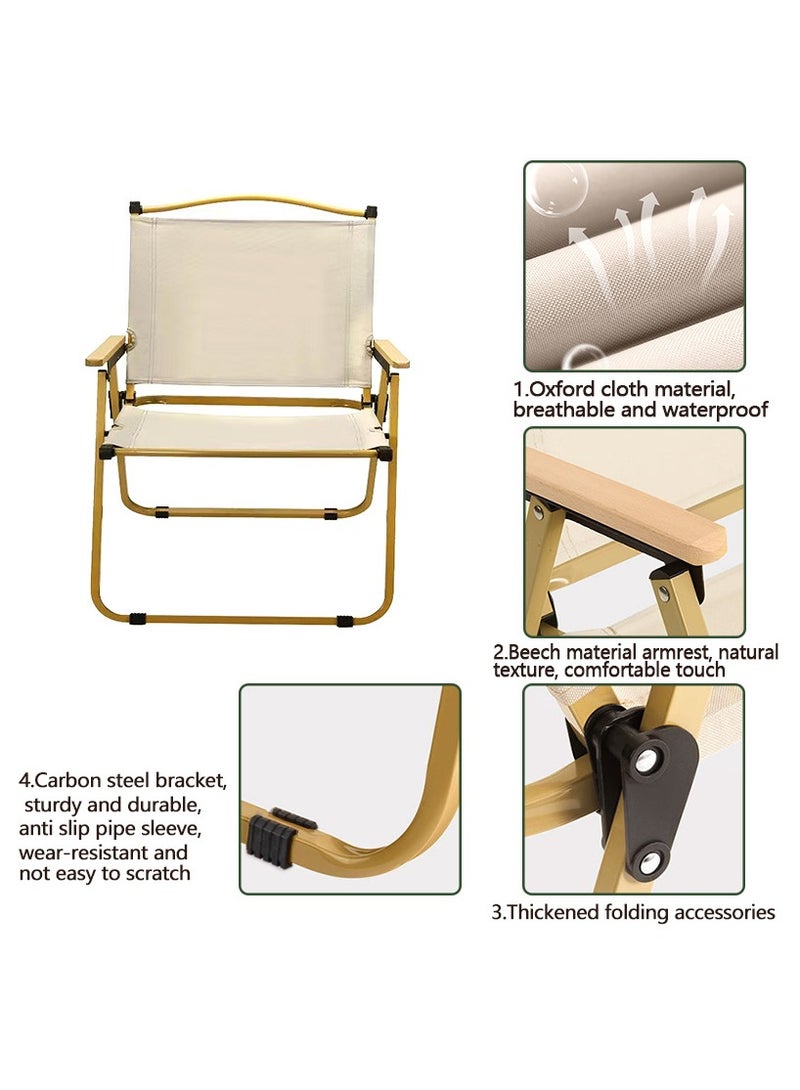 Yolu Outdoor Camping Chair Folding Chairs BBQ Seat Portable Lightweight Garden Chair for Camping, Hiking,Fishing, Beach, BBQ and Picnics - Image 4