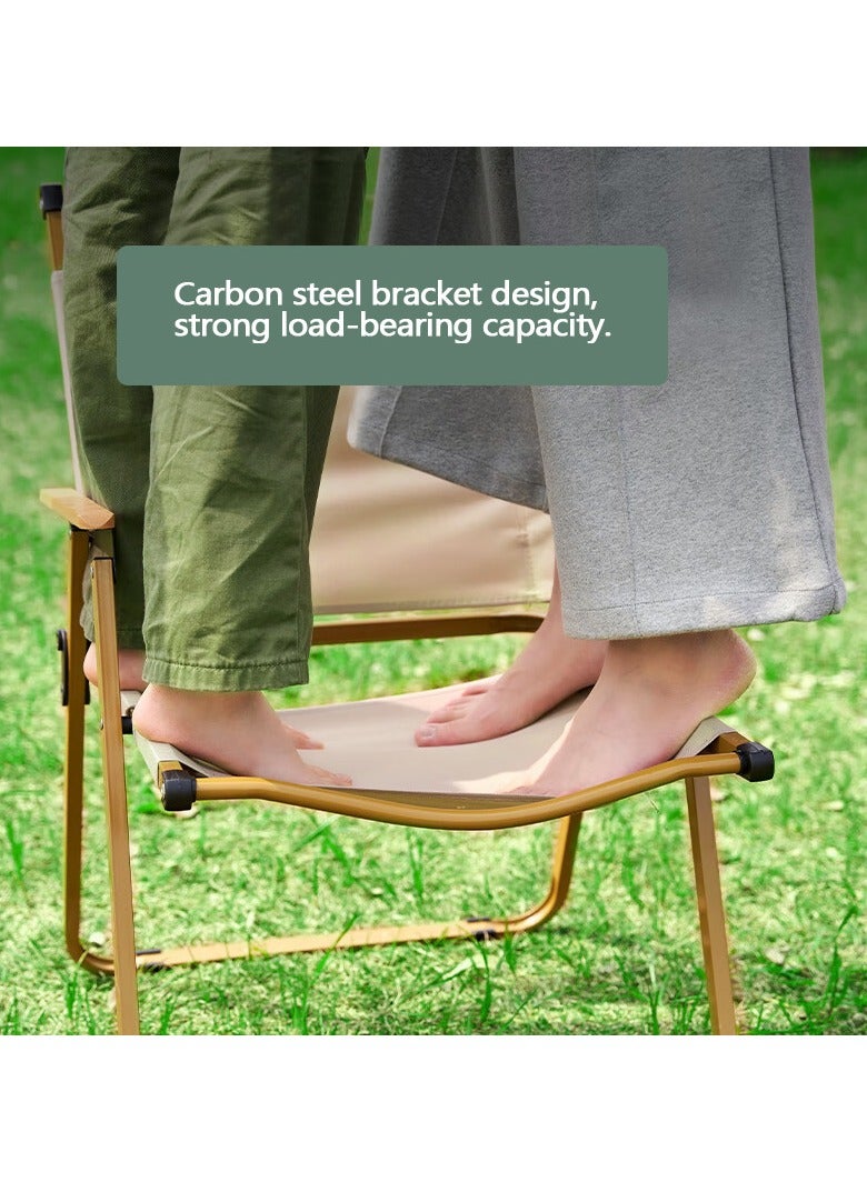 Yolu Outdoor Camping Chair Folding Chairs BBQ Seat Portable Lightweight Garden Chair for Camping, Hiking,Fishing, Beach, BBQ and Picnics - Image 5