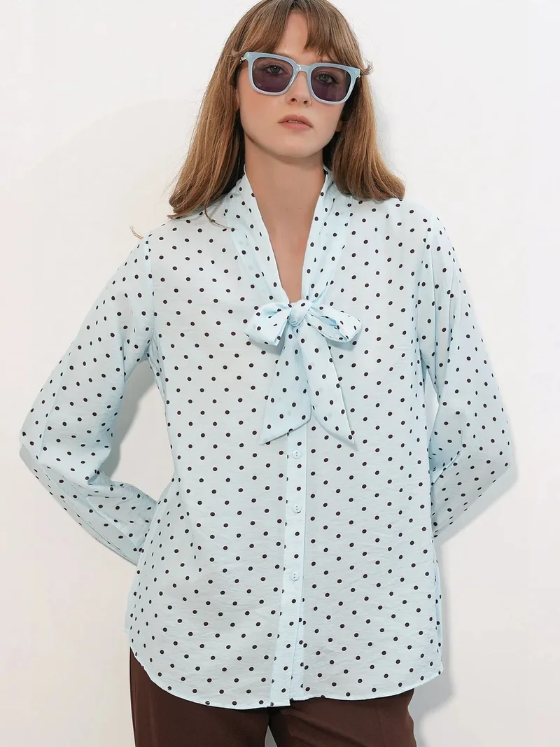 BDART Polka Dot Poplin Shirt Blouse