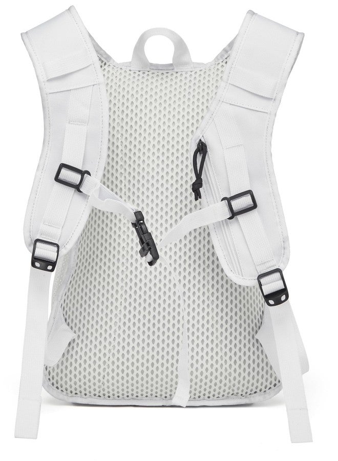 wotony Hydration Backpack with Water Bladder for Hiking Tactical Hydration Pack for Men Women Molle Water Backpack for Hiking (White, 2L-Bladder) - Image 4