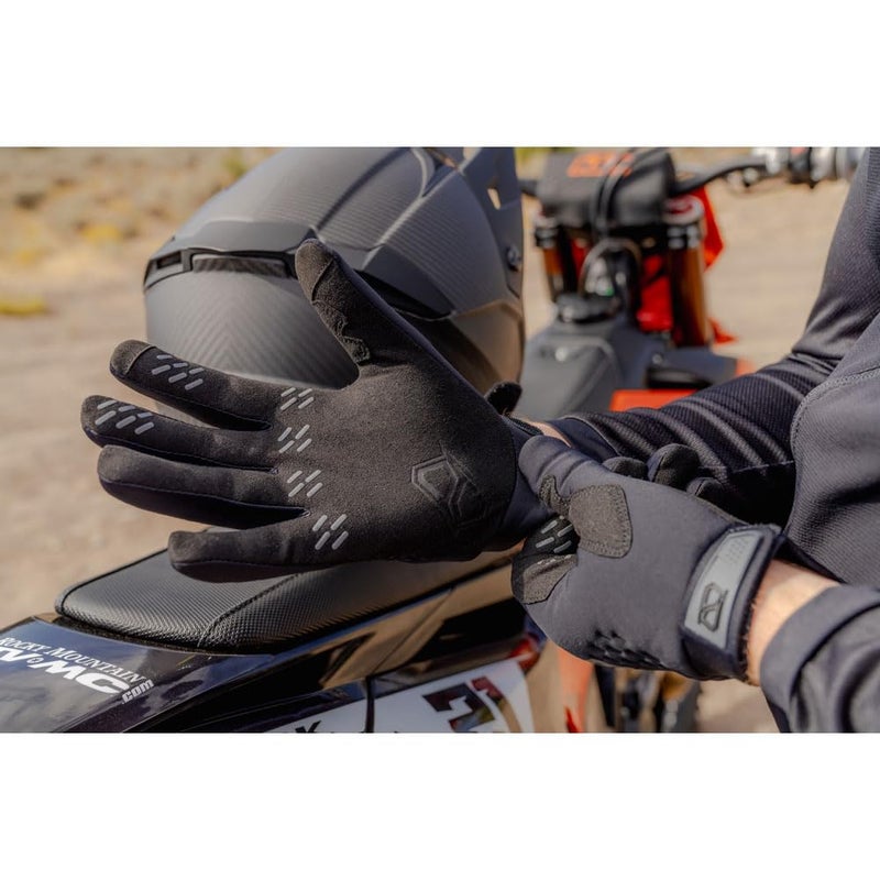 MSRâ„¢ Frost Moto Insulated MTB Mountain Bike Dirt Bike Motocross MX BMX Outdoor Sports ATV UTV Powersports Riding Gloves for Men and Women X-Large Black - Image 4
