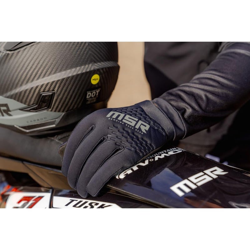 MSRâ„¢ Frost Moto Insulated MTB Mountain Bike Dirt Bike Motocross MX BMX Outdoor Sports ATV UTV Powersports Riding Gloves for Men and Women X-Large Black - Image 3