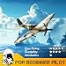 volantexrc RC Plane 3 Channel Remote Control Plane Fighter Spitfire with 6axis Gyro 24GHz RTF Radio Controlled Aircraft Easy to Fly for Beginners Adults 76205 RTF - Image 4