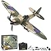 volantexrc RC Plane 3 Channel Remote Control Plane Fighter Spitfire with 6axis Gyro 24GHz RTF Radio Controlled Aircraft Easy to Fly for Beginners Adults 76205 RTF - Image 2