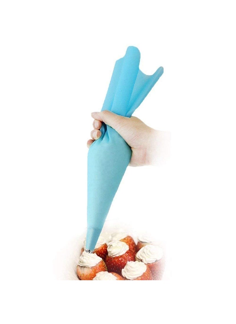 BAKING SET Baking Set 35 cm Professional Reusable Silicone IcingPiping Bag for CakePastryCupcake Decorating 2 pc Pack  - Image 5