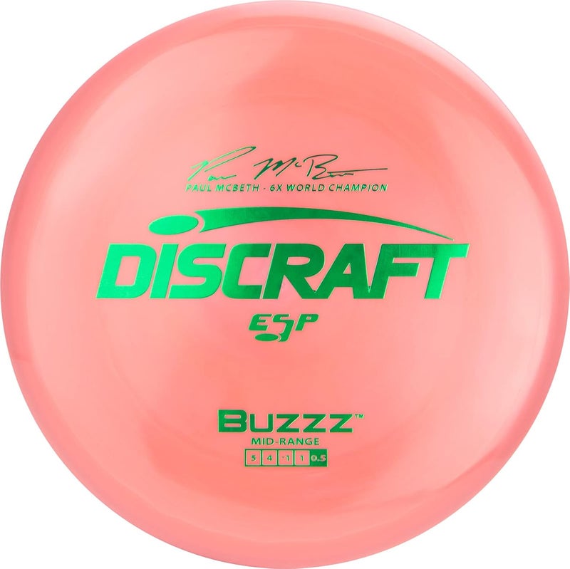 Discraft ESP Buzzz Paul McBeth 6X Signature Series 177 Gram MidRange Golf Disc - Image 1