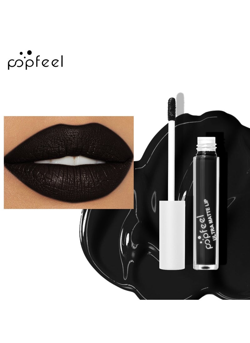 بوب فيل POPFEEL ملمع شفاه بألوان الحلوى للحفلات - لمسة نهائية غير لامعة | لا يترك أثراً على الكوب، لون طويل الأمد  - Image 1