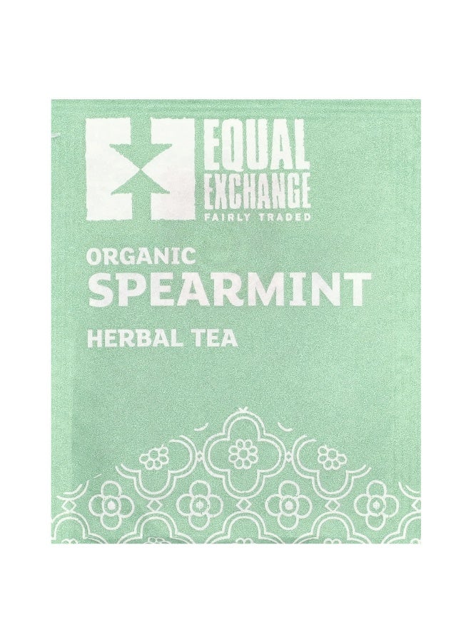 Equal Exchange تبادل متساوي، شاي أعشاب عضوي، نعناع، خالي من الكافيين، 20 كيس شاي، 0.99 أونصة (28 جرام) - Image 3