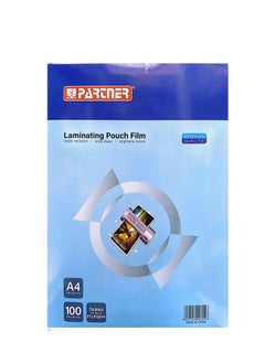 PARTNER 100-Piece A4 Laminating Pouch Film Set Clear  - Image 2