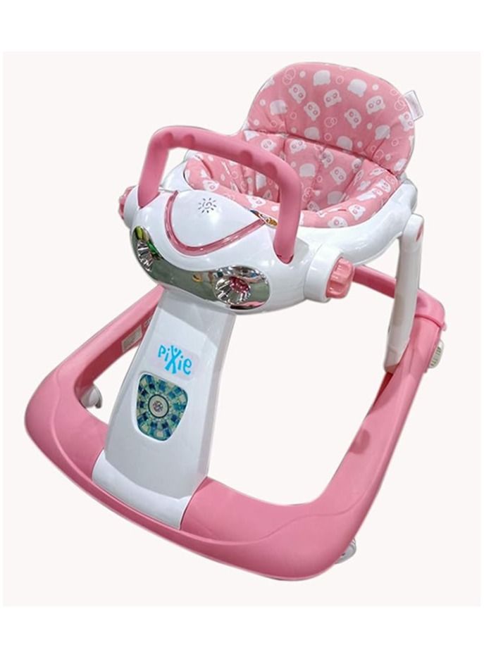 Pixie - Foldable Baby Walker - Pink - Image 1