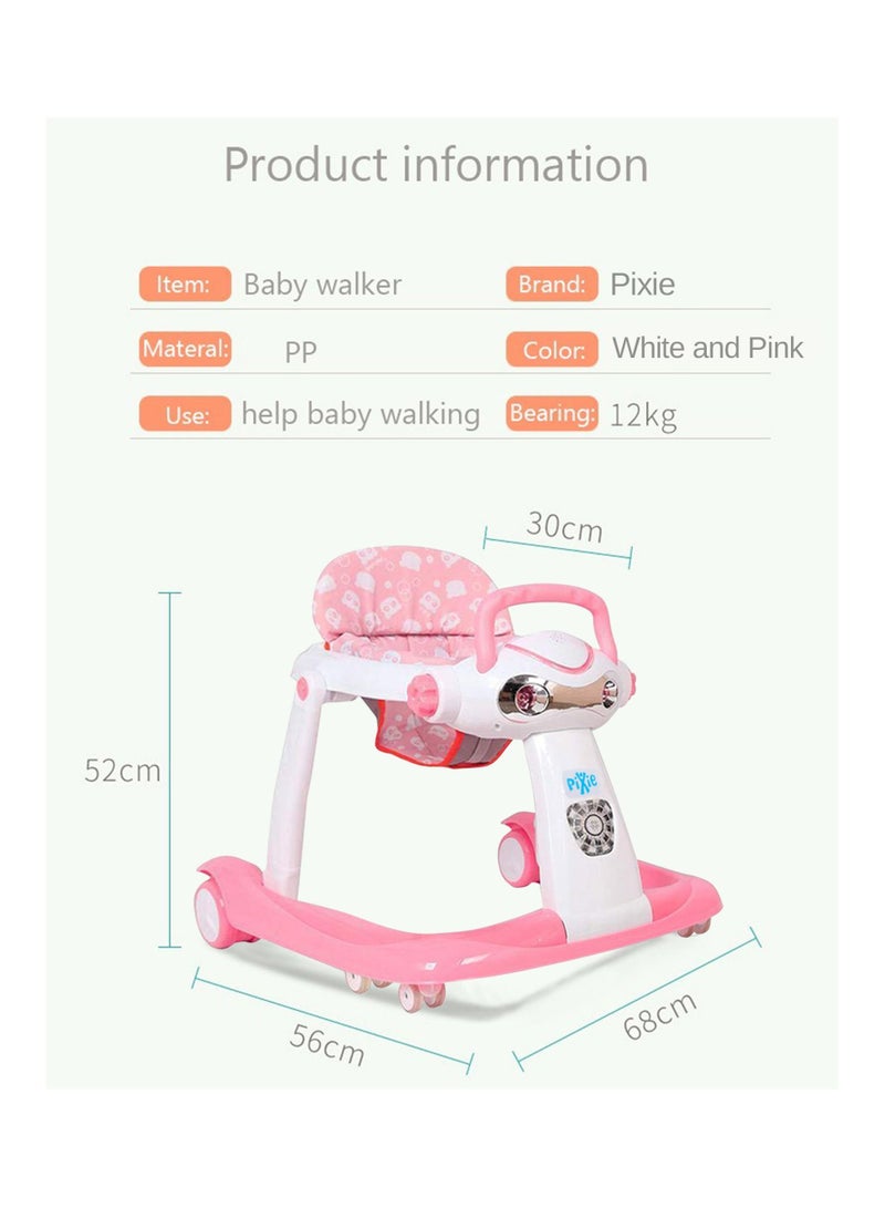 Pixie - Foldable Baby Walker - Pink - Image 4