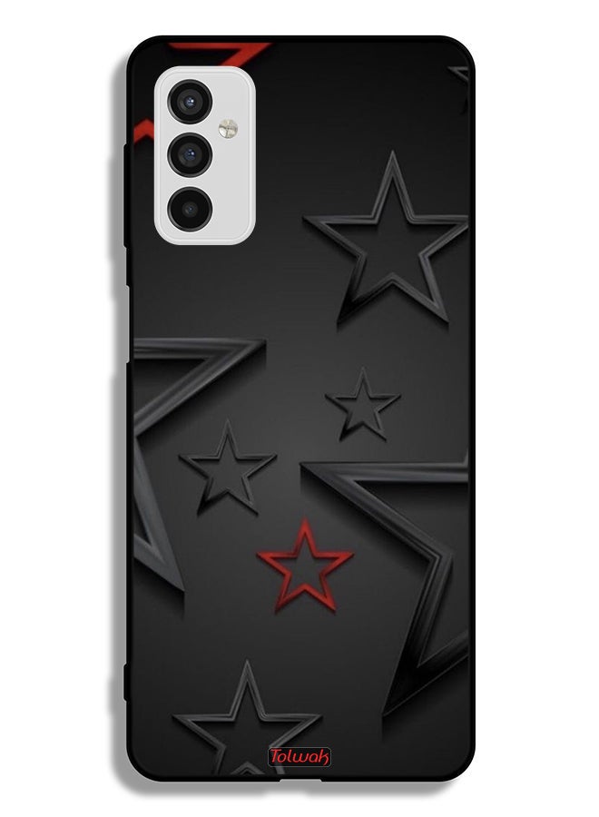 Tolwak Samsung Galaxy M52 5G Protective Case Cover Stars Pattern - Image 2