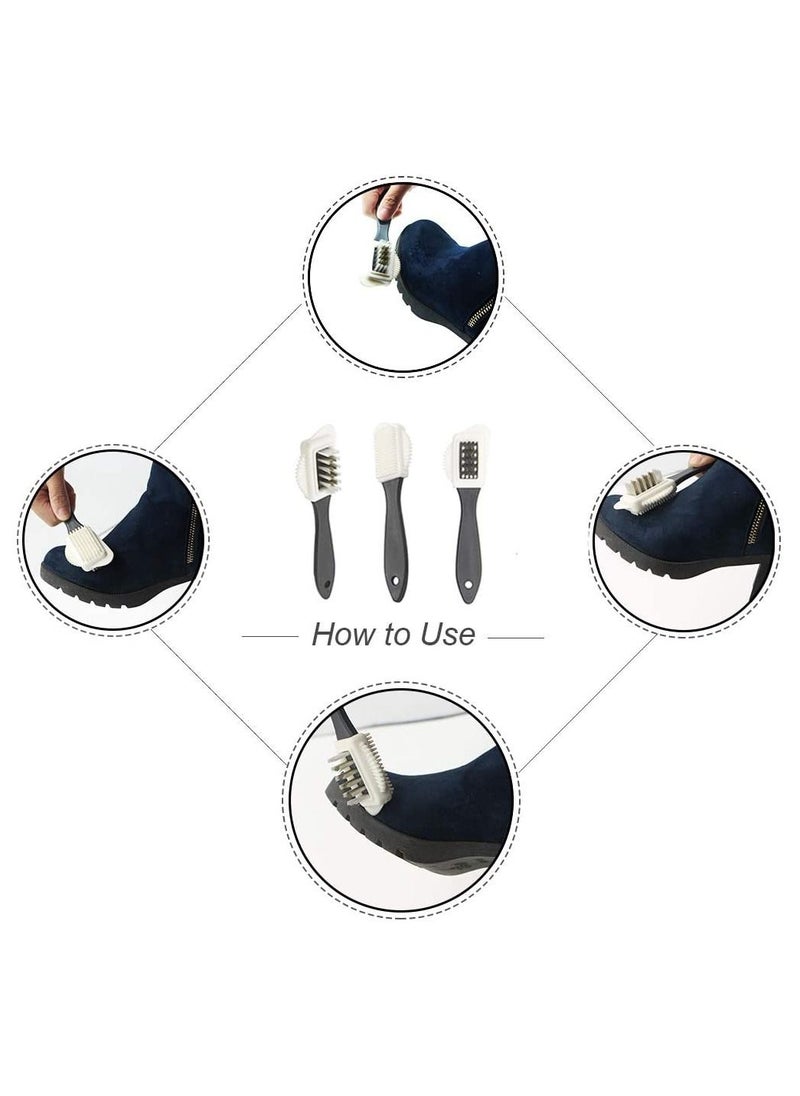 Generic - Suede and Nubuck Leather 4 Way Cleaner Brush for Shoes and Boots - Image 1
