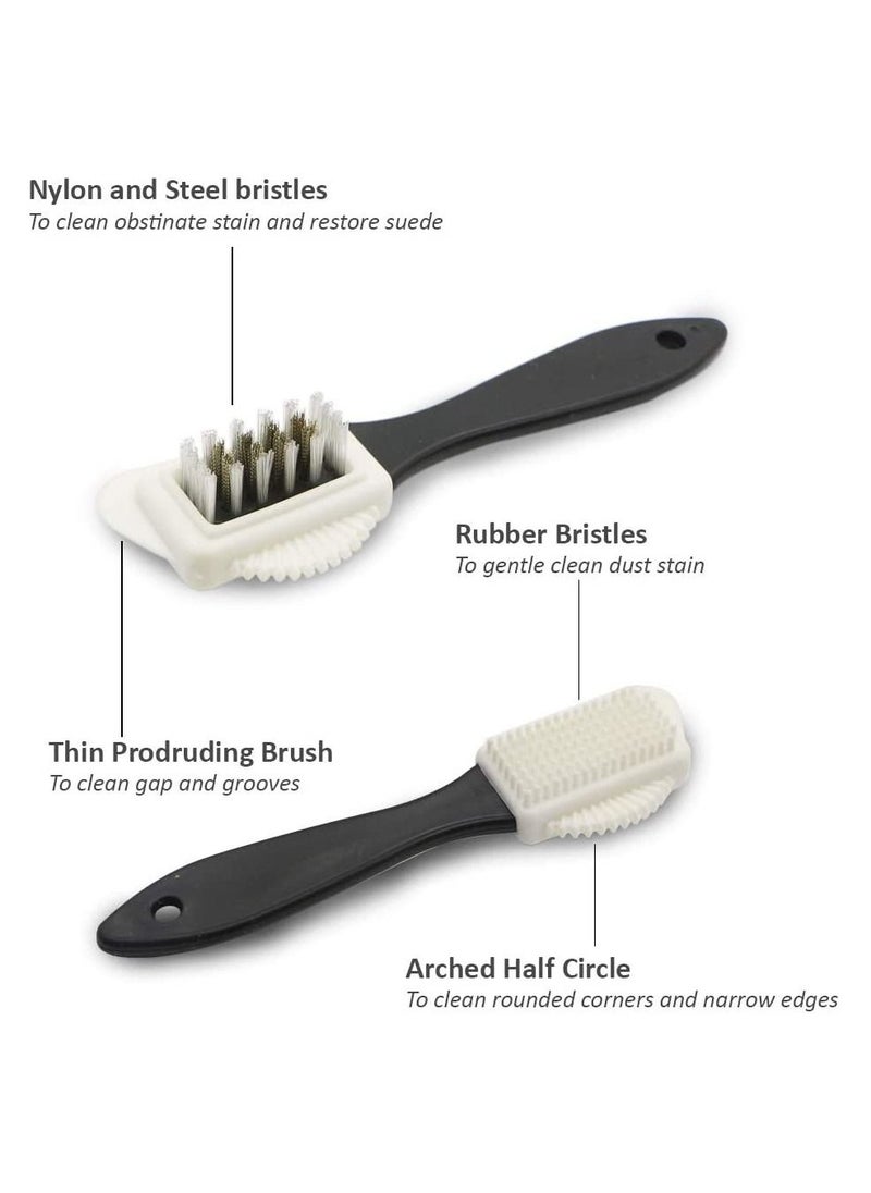 Generic - Suede and Nubuck Leather 4 Way Cleaner Brush for Shoes and Boots - Image 1