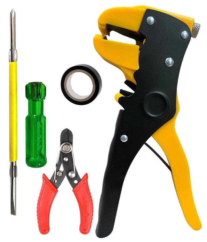 EPITECH MART EPITECH MART Automatic Wire Stripper Screw Driver 2 in 1 Wire Cutter PVC Tape 