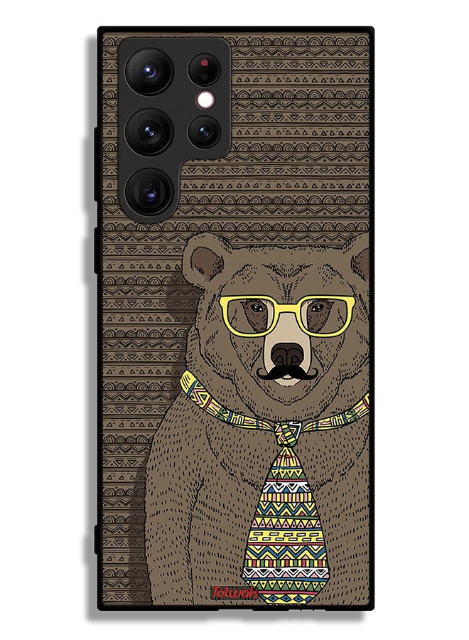 Tolwak Samsung Galaxy S22 Ultra 5G Protective Case Cover Mr Wolf - Image 3