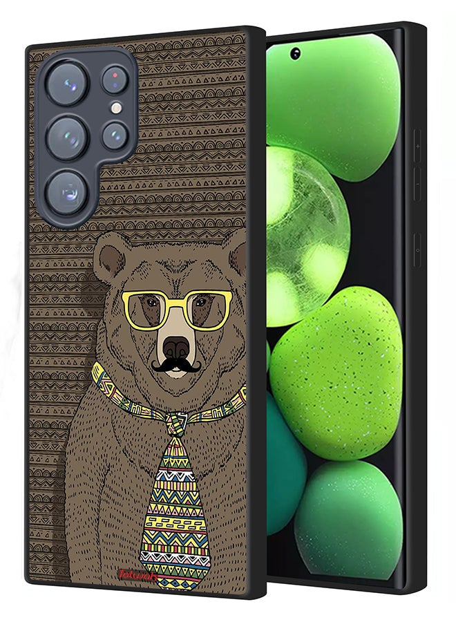 Tolwak Samsung Galaxy S22 Ultra 5G Protective Case Cover Mr Wolf - Image 1
